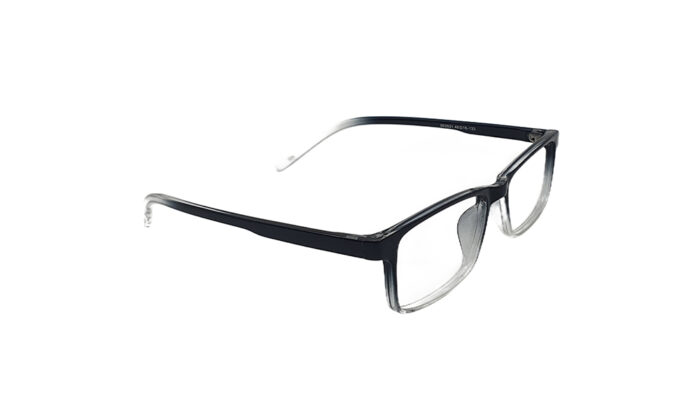 SAPPHIRE TRANSLUCENT BLACK ACETATE RECTANGLE KIDS EYEGLASSES 3