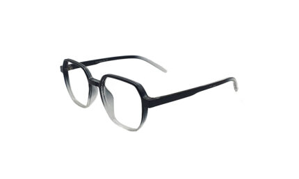 SAPPHIRE TRANSLUCENT BLACK ACETATE SQUARE KIDS EYEGLASSES 2