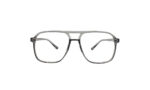 SAPPHIRE TRANSLUCENT GRAY ACETATE SQUARE MEN EYEGLASSES 1