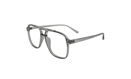 SAPPHIRE TRANSLUCENT GRAY ACETATE SQUARE MEN EYEGLASSES 2