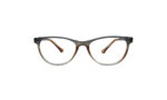 SAPPHIRE TRANSLUCENT GRAY & BROWN ACETATE OVAL KIDS EYEGLASSES 1