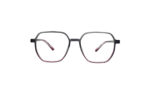 SAPPHIRE TRANSLUCENT GRAY & PINK ACETATE SQUARE MEN EYEGLASSES 1