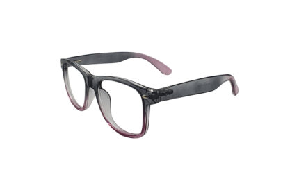 SAPPHIRE TRANSLUCENT GRAY & PINK ACETATE SQUARE MEN EYEGLASSES 2