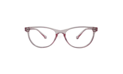 SAPPHIRE TRANSLUCENT PINK ACETATE OVAL KIDS EYEGLASSES 1