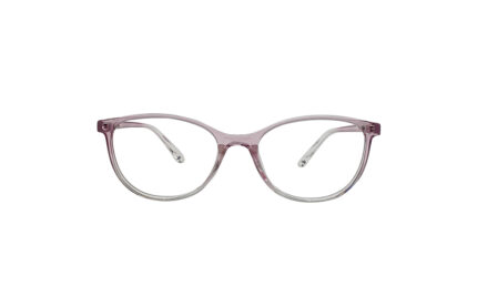 SAPPHIRE TRANSLUCENT PINK ACETATE OVAL MEN EYEGLASSES 1