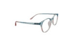 SAPPHIRE TURQUOISE & ROSE ACETATE ROUND MEN EYEGLASSES 3