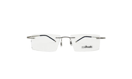 SILHOUETTE SILVER METAL RIMLESS MEN EYEGLASSES