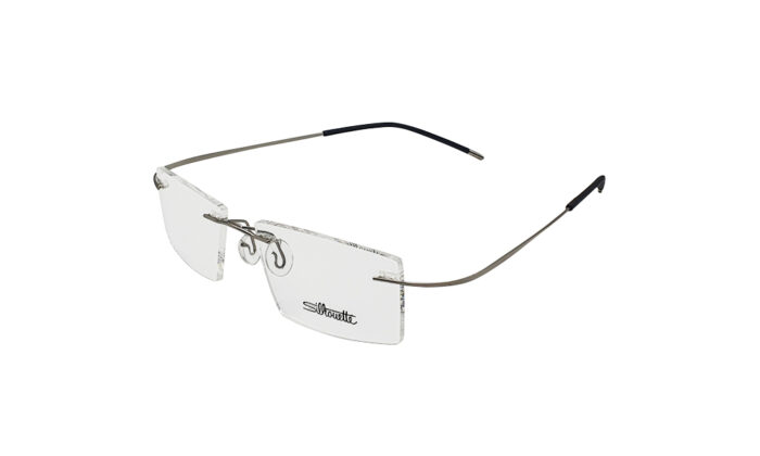 SILHOUETTE SILVER METAL RIMLESS MEN EYEGLASSES 2