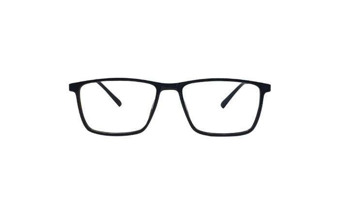 TOMFORD BLACK ACETATE RECTANGLE MEN EYEGLASSES 1