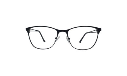 CHANEL BLACK METAL RECTANGLE WOMEN EYEGLASSES 1