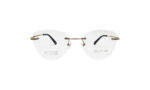 CHARMANT RIMLESS GOLDEN TITANIUM CAT EYE WOMEN EYEGLASSES 1