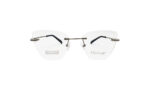 CHARMANT RIMLESS SILVER TITANIUM CAT EYE WOMEN EYEGLASSES 1