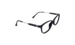 GOGGLESGURU BLACK ACETATE RECTANGLE KIDS EYEGLASSES 3