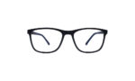 GOGGLESGURU BLACK & BLUE SQUARE KIDS EYEGLASSES 1