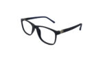 GOGGLESGURU BLACK & BLUE SQUARE KIDS EYEGLASSES 2