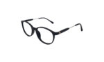 GOGGLESGURU BLACK ROUND KIDS EYEGLASSES 2