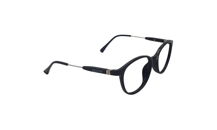 GOGGLESGURU BLACK ROUND KIDS EYEGLASSES 3