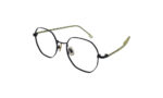 GOGGLESGURU BLACK TITANIUM HEXAGONAL MEN EYEGLASSES 2