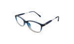 GOGGLESGURU BLUE & PINK ACETATE RECTANGLE KIDS EYEGLASSES 2