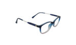 GOGGLESGURU BLUE & PINK ACETATE RECTANGLE KIDS EYEGLASSES 3