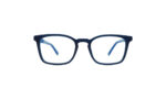 GOGGLESGURU BLUE RECTANGLE KIDS EYEGLASSES 1