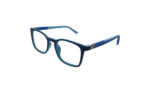 GOGGLESGURU BLUE RECTANGLE KIDS EYEGLASSES 2