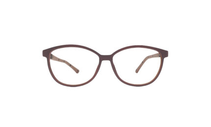 GOGGLESGURU BROWN OVAL KIDS EYEGLASSES 1