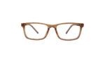 GOGGLESGURU BROWN RECTANGLE KIDS EYEGLASSES 1