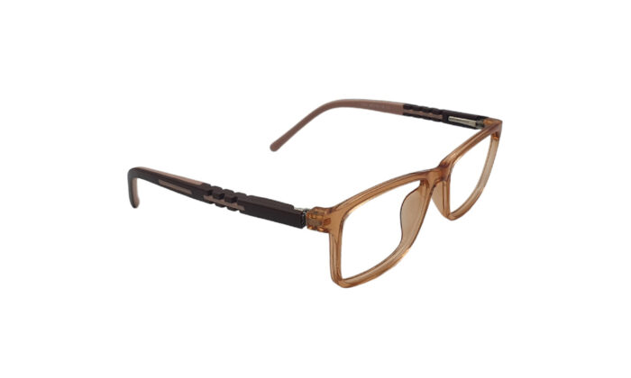 GOGGLESGURU BROWN RECTANGLE KIDS EYEGLASSES 3