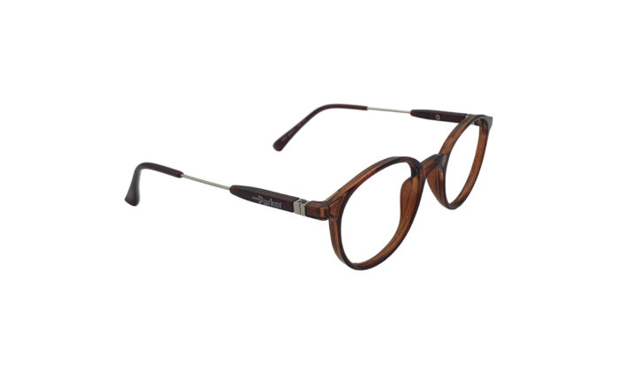 GOGGLESGURU BROWN ROUND KIDS EYEGLASSES 3