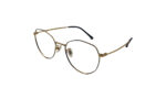 GOGGLESGURU GOLDEN TITANIUM ROUND MEN EYEGLASSES 2