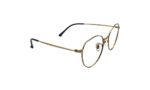 GOGGLESGURU GOLDEN TITANIUM ROUND MEN EYEGLASSES 3