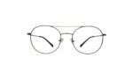 GOGGLESGURU GOLDEN TITANIUM ROUND WOMEN EYEGLASSES 1