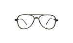 GOGGLESGURU GRAY ACETATE AVIATOR KIDS EYEGLASSES 1