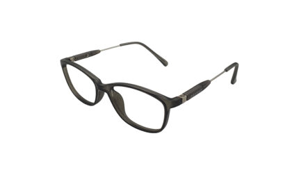 GOGGLESGURU GRAY RECTANGLE KIDS EYEGLASSES 2