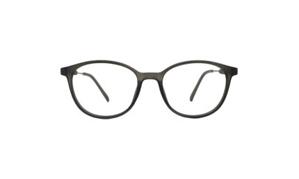 GOGGLESGURU GRAY ROUND KIDS EYEGLASSES 1