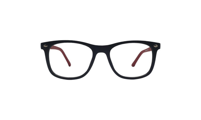 GOGGLESGURU MATTE BLACK SQUARE KIDS EYEGLASSES 1