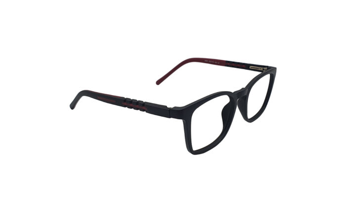 GOGGLESGURU MATTE BLACK SQUARE KIDS EYEGLASSES 3