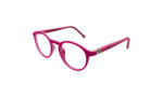 GOGGLESGURU MATTE PINK ROUND KIDS EYEGLASSES 2