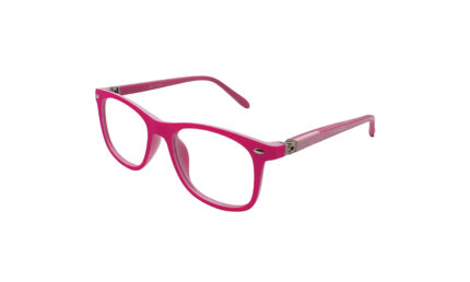 GOGGLESGURU MATTE PINK SQUARE KIDS EYEGLASSES 2