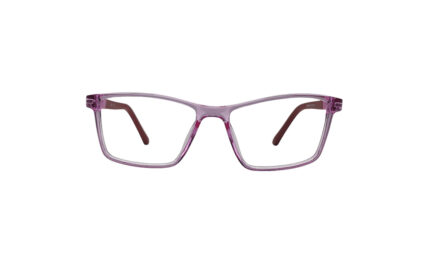 GOGGLESGURU PINK RECTANGLE KIDS EYEGLASSES 1