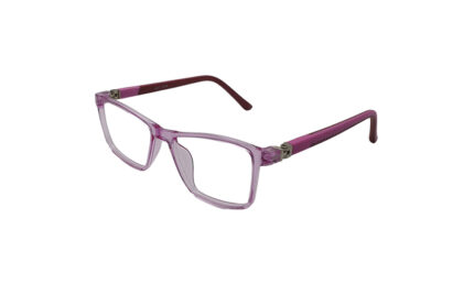 GOGGLESGURU PINK RECTANGLE KIDS EYEGLASSES 2