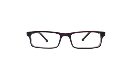 GOGGLESGURU PURPLE RECTANGLE KIDS EYEGLASSES 1