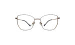 GOGGLESGURU ROSE GOLD TITANIUM GEOMETRIC WOMEN EYEGLASSES 1