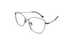 GOGGLESGURU ROSE GOLD TITANIUM GEOMETRIC WOMEN EYEGLASSES 2