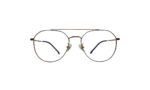 GOGGLESGURU ROSE GOLD TITANIUM ROUND WOMEN EYEGLASSES 1