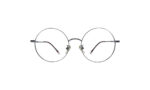 GOGGLESGURU SILVER TITANIUM ROUND WOMEN EYEGLASSES 1