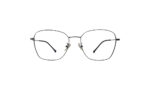 GOGGLESGURU SILVER TITANIUM SQUARE MEN EYEGLASSES 1