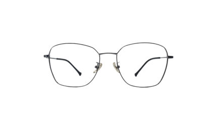 GOGGLESGURU SILVER TITANIUM SQUARE MEN EYEGLASSES 1