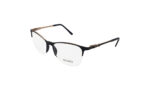 GUCCI BLACK METAL RECTANGLE MEN EYEGLASSES 2